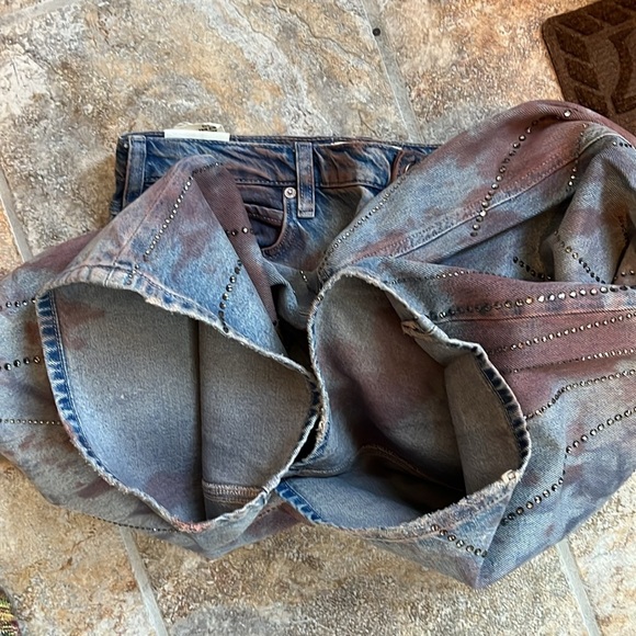 Free People Aurora Mid-Rise Straight Jeans Size 30 NWT - Picture 14 of 15